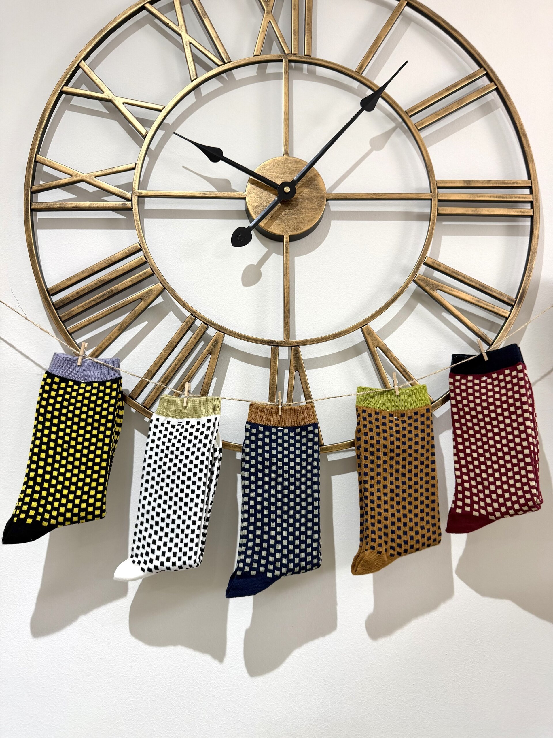 Calcetines cuadritos. - 1