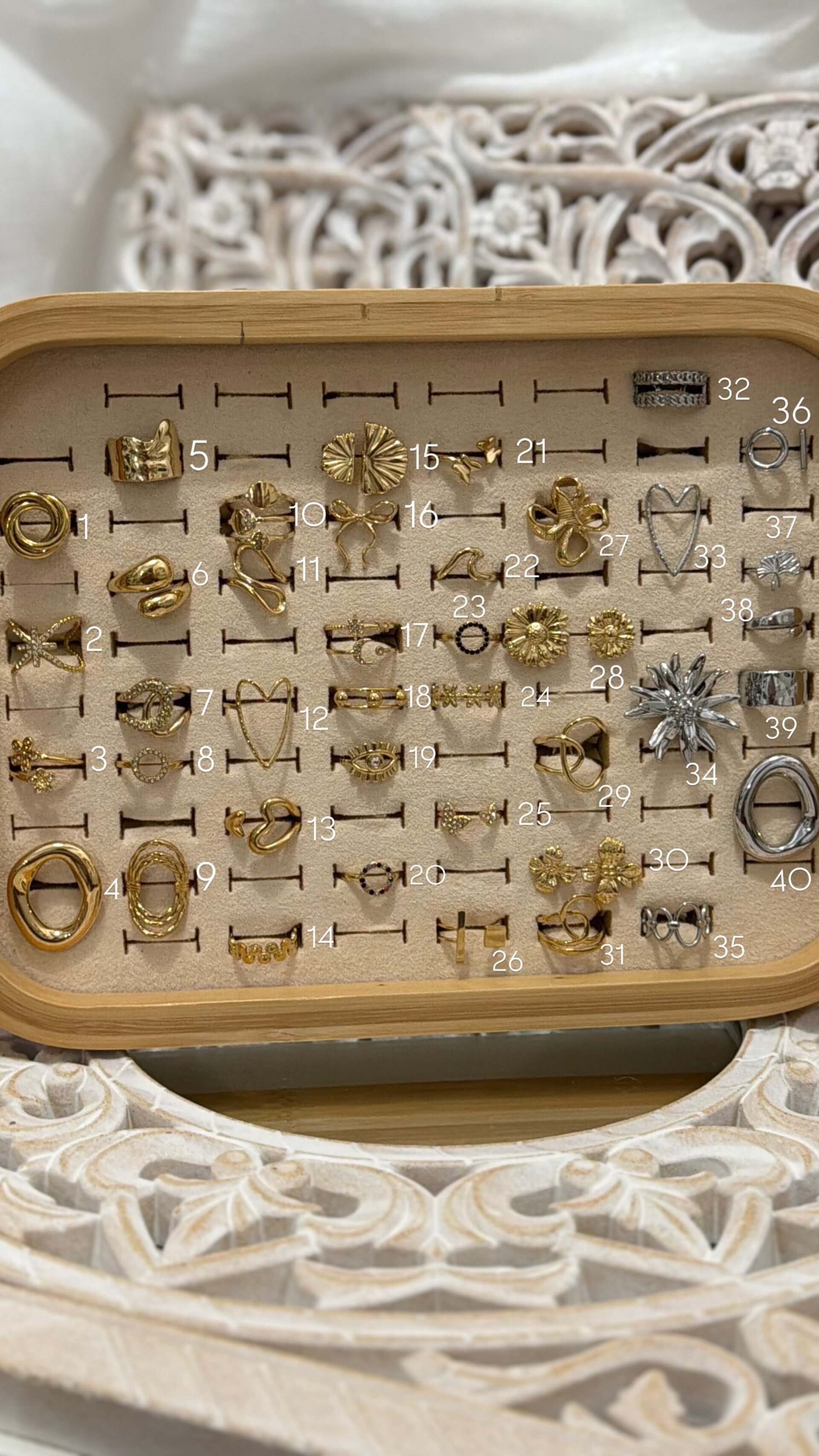 Anillos variados. - 2