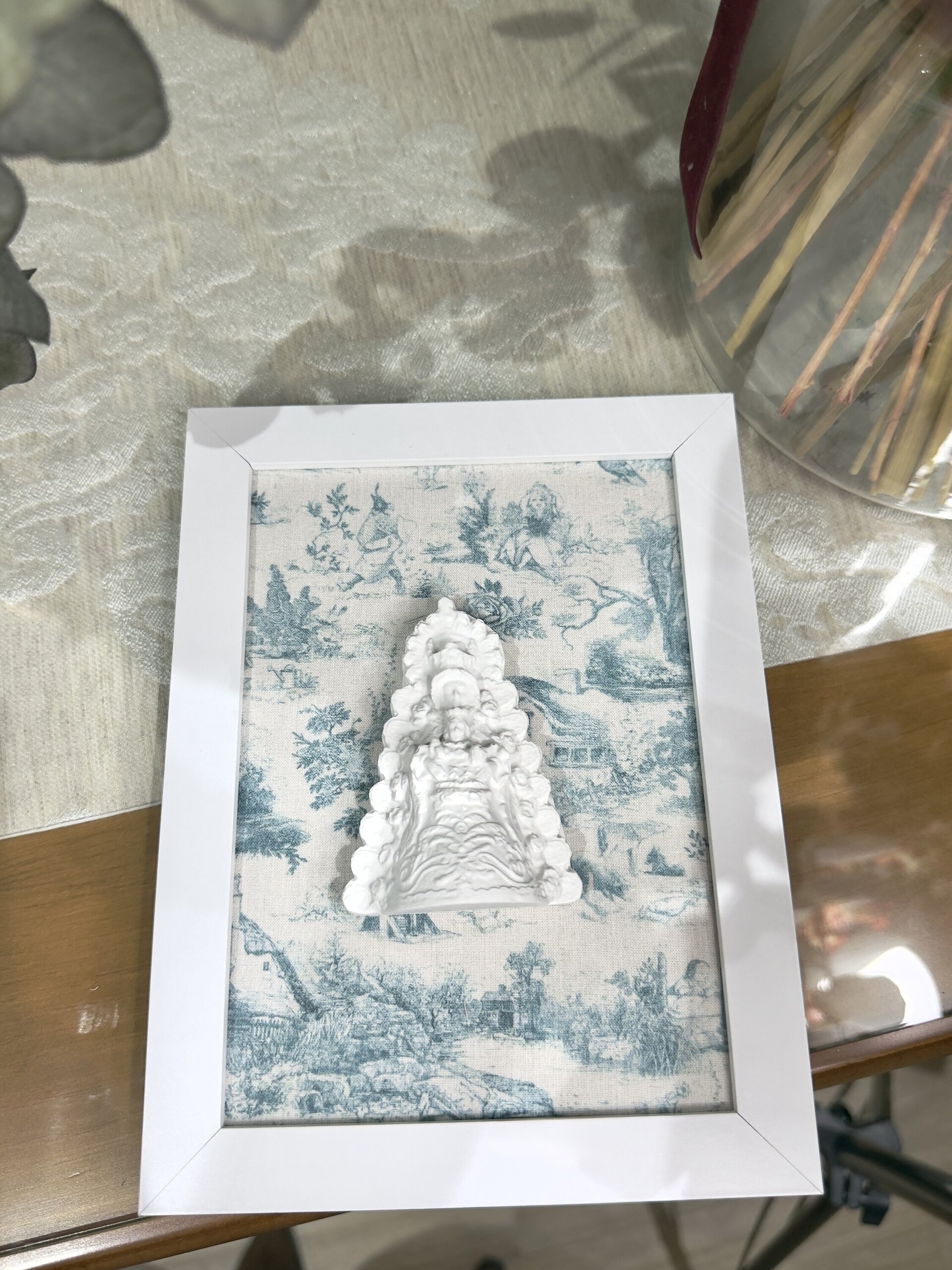 Cuadro Virgen del Rocio cachemir. - 1